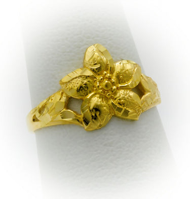 anillo de flor de loto para mujeres o niñas